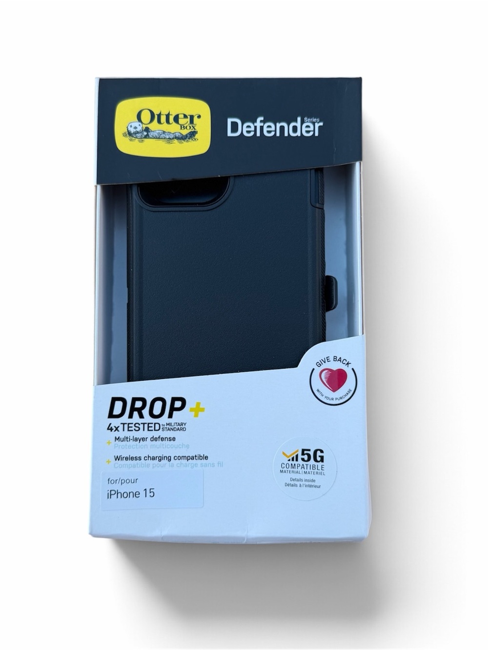 Defender Series Case for iPhone 15 — Black